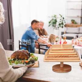 亚马逊木制树形杯垫木制支架隔热垫平底锅垫家居装饰桌面隔热垫