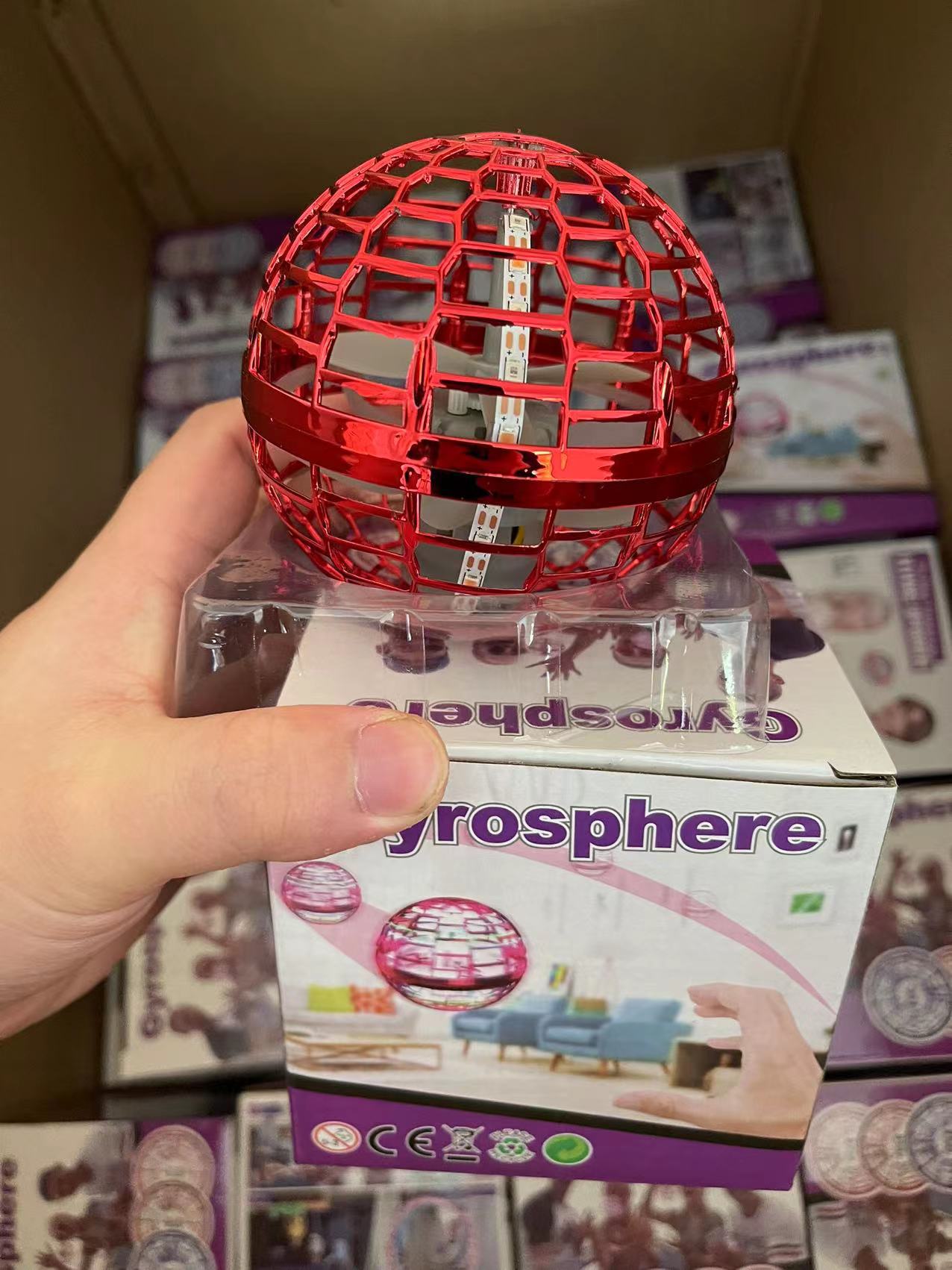 Gotas de agua - rojo