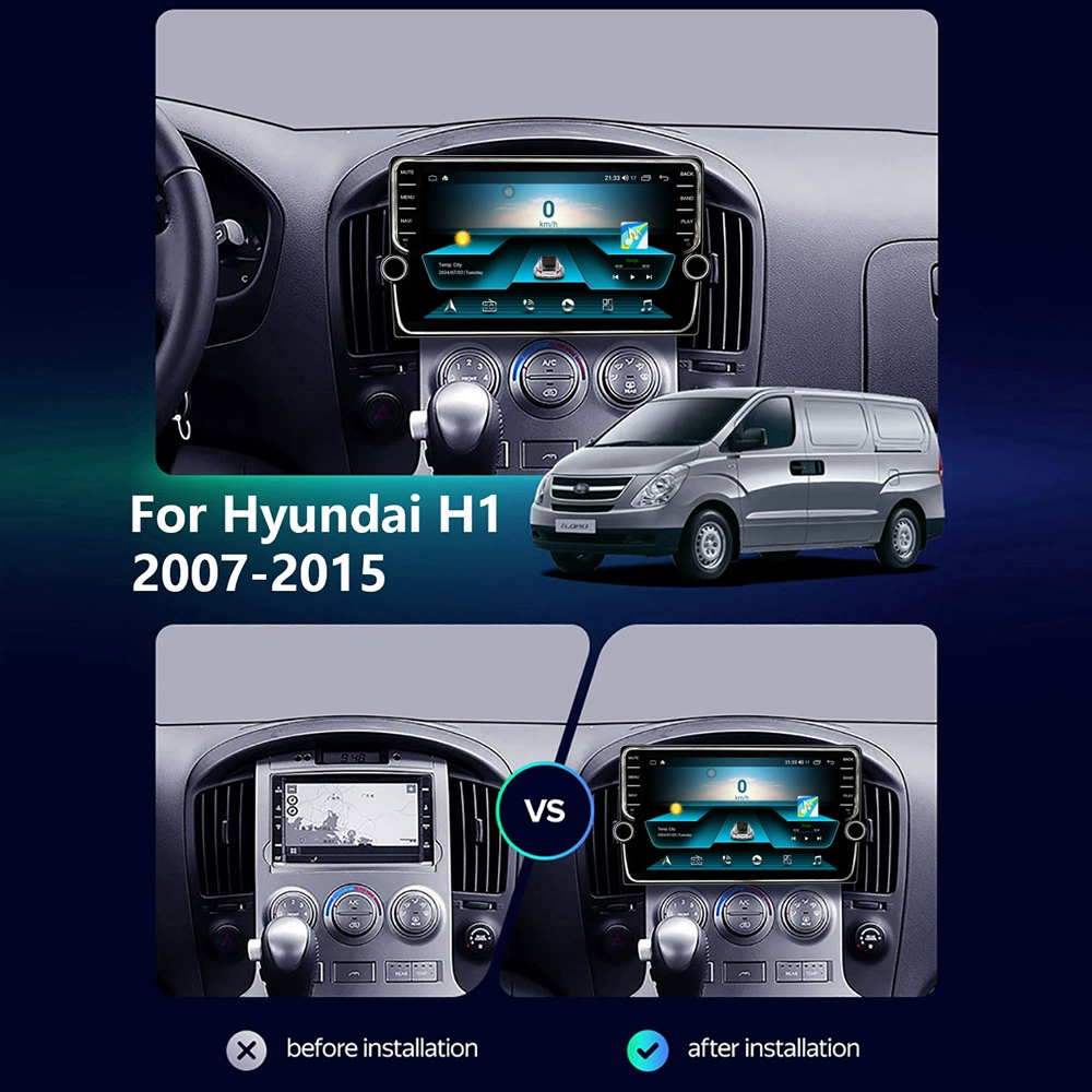 Кросс‑бордеры предназначены для Hyundai H1 2007-2015 Android большой экран ручная машина CarPlay навигатор