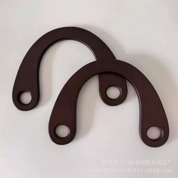 Factory Direct Sales Bag Handle Wooden Handle U-Shaped Handle Wooden Handle Handmade DIY Woven Bag Handle Accessories