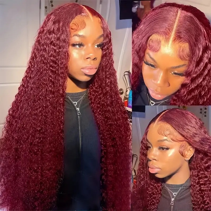 Perruque synthétique bouclée petite taille, extensions de cheveux africains à clips, effet ondulé, taille moyenne._voghion.com