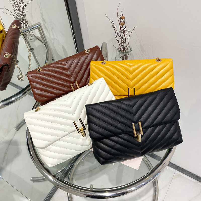 White Yellow Black Pu Leather Geometric Square Evening Bags display picture 5