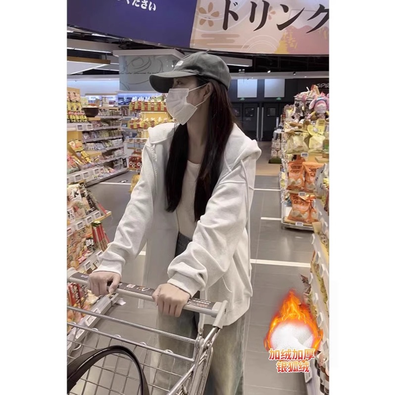 山东即墨卫衣春日莫兰迪色穿搭开春bm外套女款2025新款显瘦外套|undefined