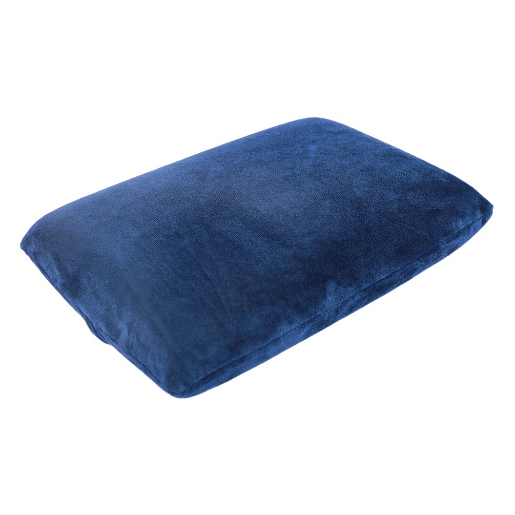 Transfronterizo nueva memoria almohada de espuma hotel al aire libre viaje almohada de almacenamiento lento rebote almohada de viaje almohada de camping