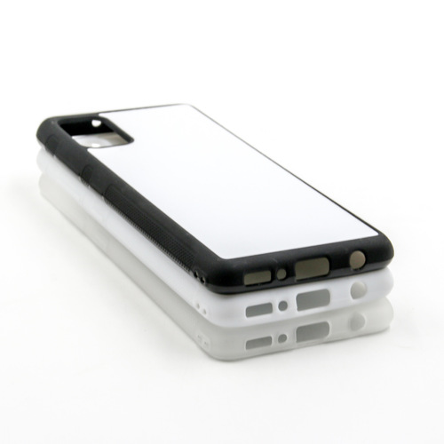Applicable for Samsung A71/A71-5G/A60 Heat Transfer Silicone Edge TPU+PC Film Phone Case Blank Material