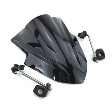 Suitable for Kawasaki Z250 Z300 Z750 modified front windshield goggles handlebar universal bracket windshield