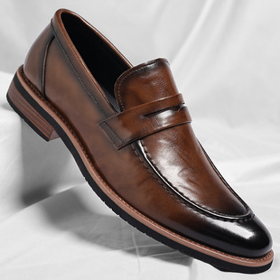 Wenzhou Leather Shoes Large Size European Version Oxford Shoes Leather Shoes Men's Pointed Toe Suit Shoes Cross-Border Business Shoes Dropshipping