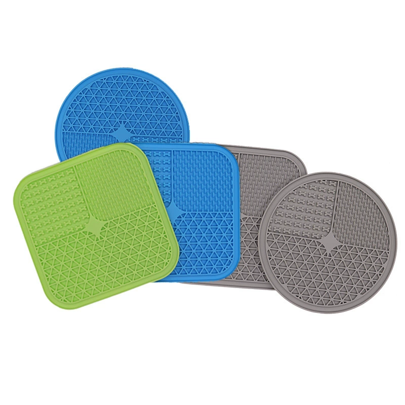 Собака лизать подставку для домашних животных Подушка силиконовая лизать подставку для собак