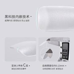 超薄無痕免刻磨長尖橢圓甲片 長橢圓全磨砂指甲貼片延長甲片批發