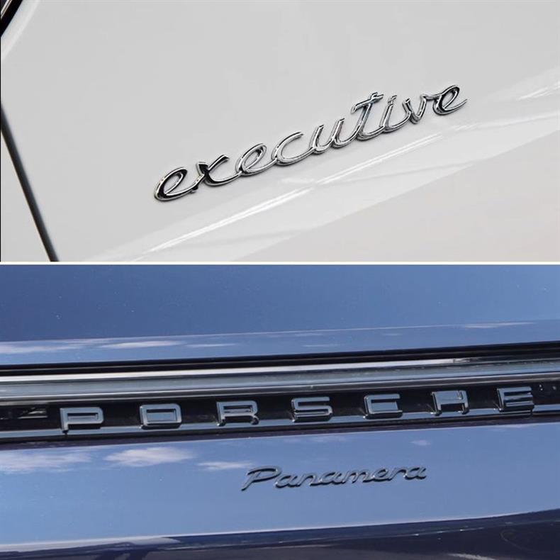 Suitable for Porsche Panamera rear emblem, Porsche Panamera 4S executive model, English lettering
