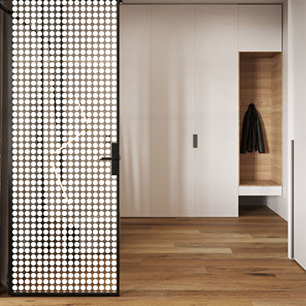 厂家批发1厘米大圆点玻璃贴纸窗贴店铺房间幕墙移门玻璃贴挡风玻