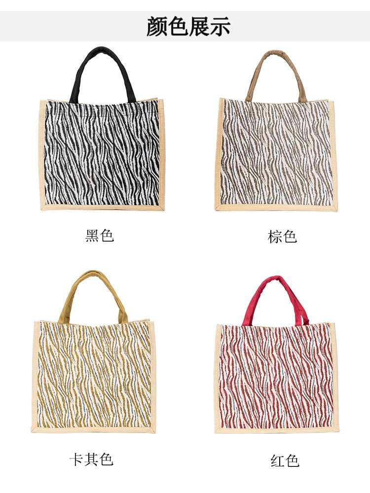 Large-capacity commuting handbags, cross-border bestsellers, hand-carried tote bags, ins linen texture single-shoulder tote bags Specification drawing