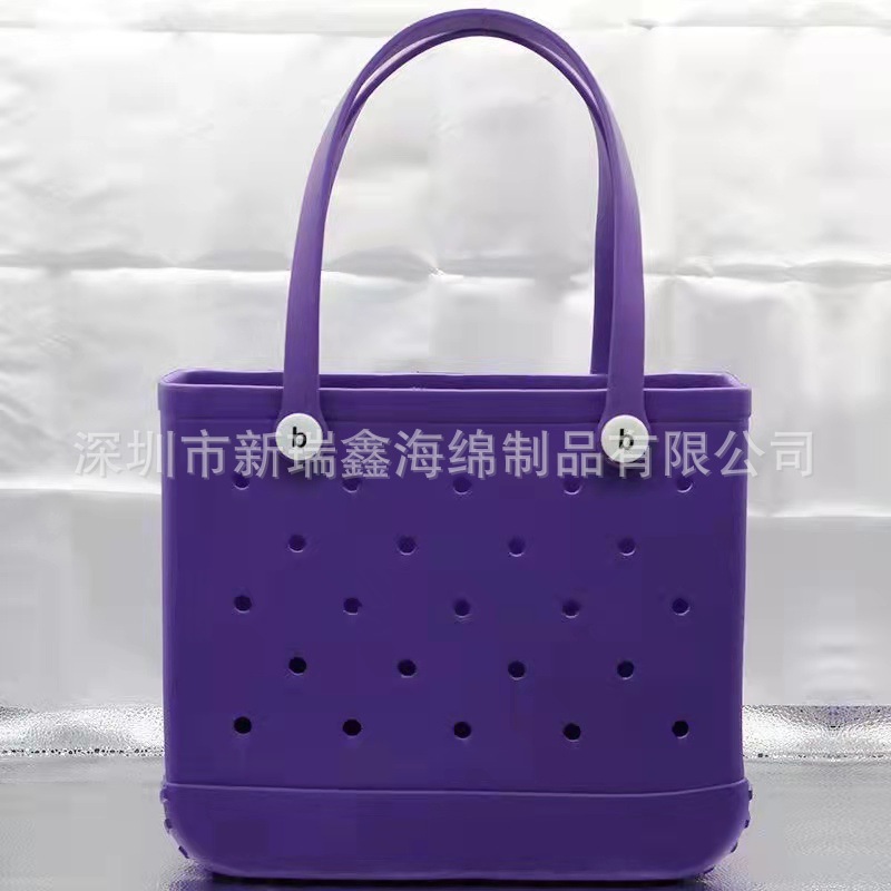 Bolso de playa de EVA transfronterizo bolso de agujero bolso de hombro bolso de gimnasio de natación impermeable bolso de almacenamiento de EVA