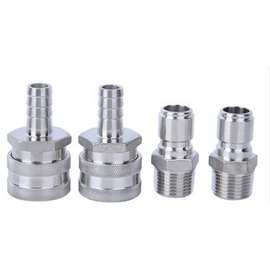 高压水管快速接头洗车机水枪出水口清洗机转换接头3/8铜快接配件