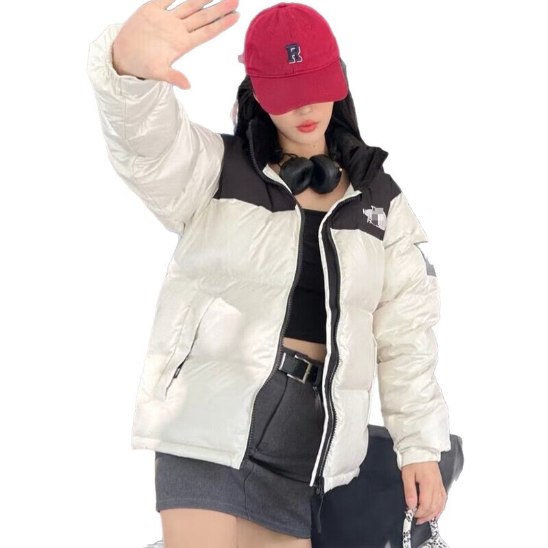 Cross-Border High-End Large Checkered down Jacket 1996 Retro Short Puffer Jacket Unisex 700 Fill Power Goose down Windproof Cross-Border High-End Large Checkered down Jacket 1996 Retro Short Puffer Jacket Unisex 700 Fill Power Goose down Windproof
