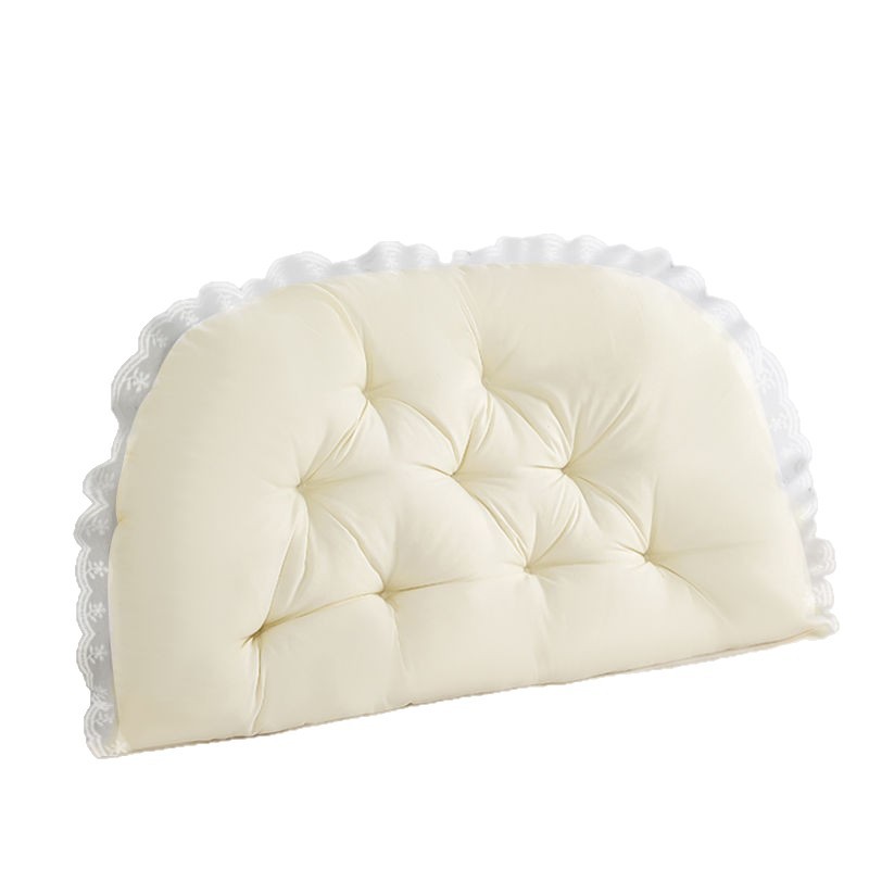 Cojín de cabecera de la cama in Princess Girl Cojín de cama dormitorio sofá antichoque protector de cintura tatami bolsa suave respaldo