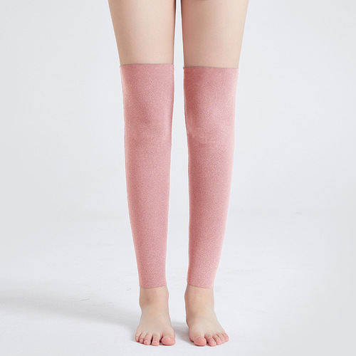 Cotton Knee Warmers for Spring and Summer, Unisex, Thin, Knee-Length Socks, Knee Protection, Warmth Preservation, Anti-Slip, Joint Support for Cold Legs