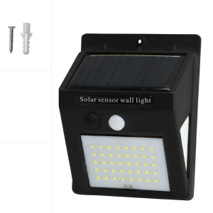 Lámpara Solar de pared 20LED con detección de movimiento humano, lámpara de jardín para el hogar, iluminación exterior, farola impermeable para patio y jardín