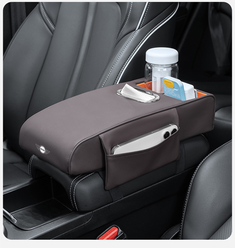 Suitable for BMW MINI with central control central armrest box storage box cooper F55F56F57 interior modification