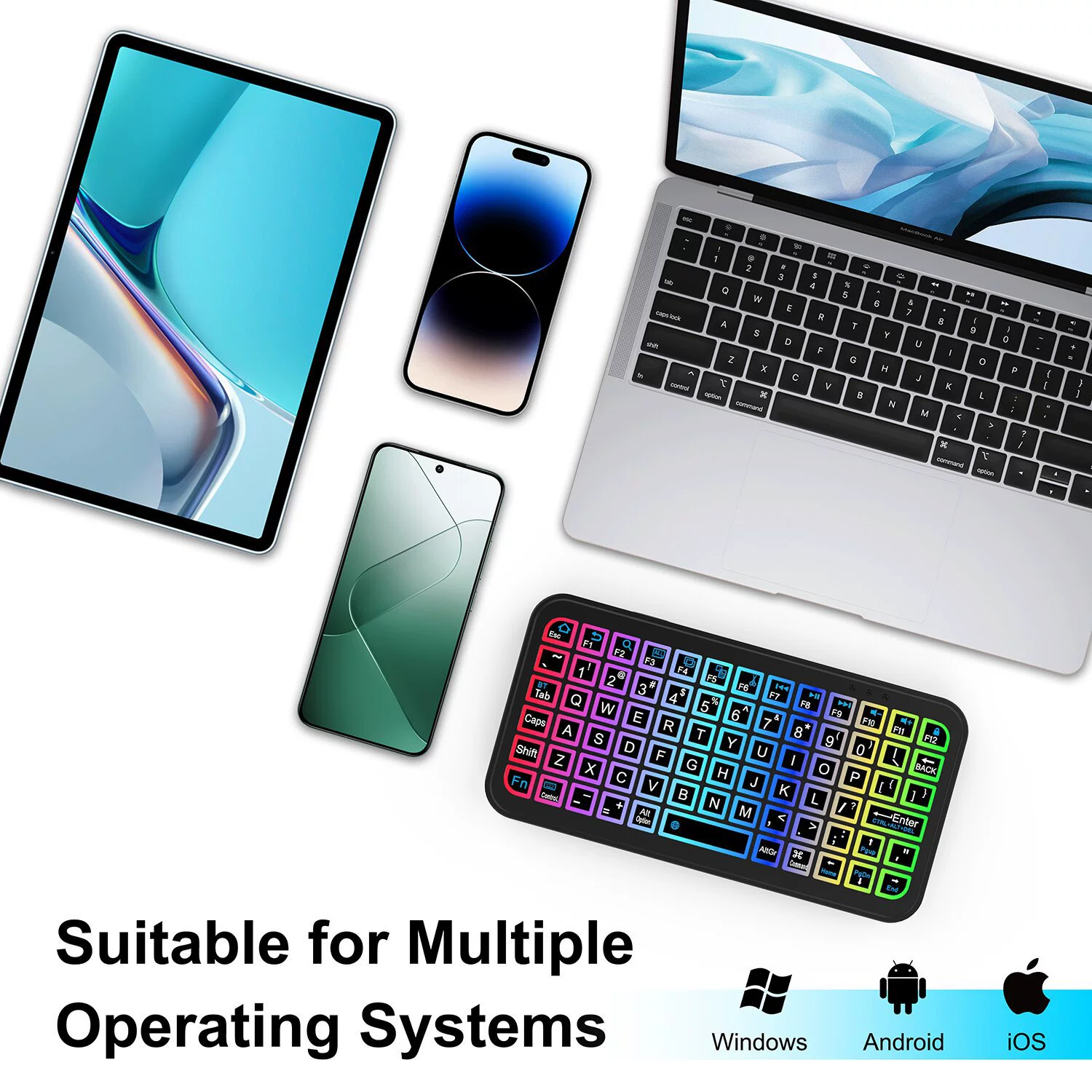 MINI клавиатура Bluetooth совместима с iPad/iPhone4.0/PS3/Смартфон/ПК/HTPC