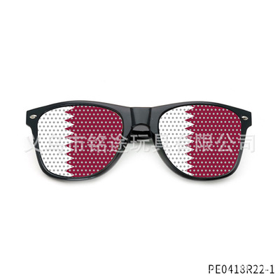 World Cup European Cup national flag Sunglasses national flag series glasses Qatar World Cup Five-pointed star glasses