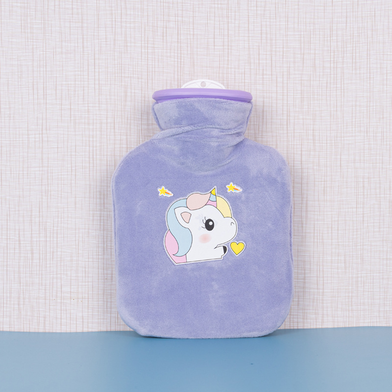 스몰 사이즈 + 보라색 유니콘 말 천 커버