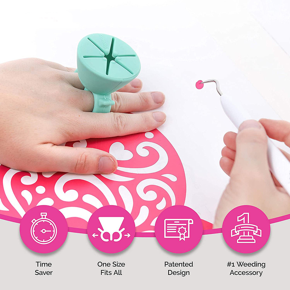 Reciclador de anillos de silicona Colector de residuos de deshierbe de vinilo