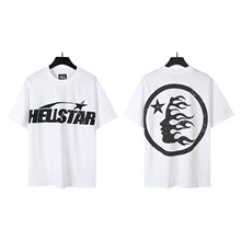 �羳��ʽ����HELLSTAR����֮��ӡ������T-shirt��ʿ�ֿ߽���T��Ů