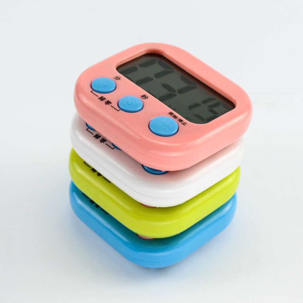 多用厨房计时器 倒数时定时器 正计时记忆大屏幕冰箱贴提醒器