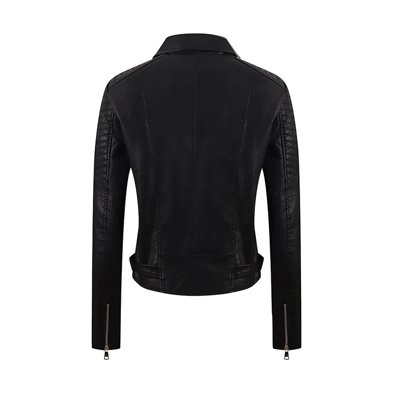 Модный демисезонный из polyurethane короткий термобельё куртка, Amazon, slim fit
