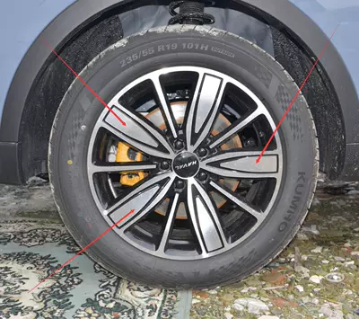 Wheel hub painting electroplating scratch — Avtomobil boya qələmləri - great-wall-electroplated-silver