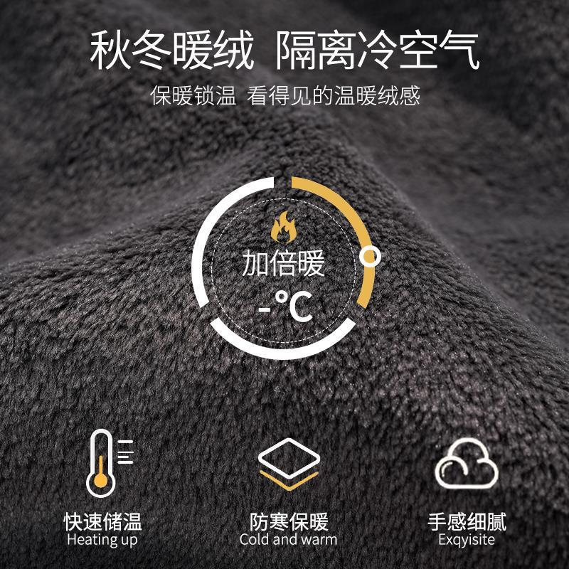 Pijamas cálidos de lana de coral para hombres otoño y invierno engrosados con un conjunto de lana 2025 nueva ropa de franela para el hogar