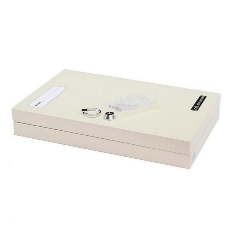 Deli 9322 caja de llaves caja de gestión de claves de 32 bits engrosada carcasa de metal montada en la pared caja de almacenamiento del Gabinete de claves