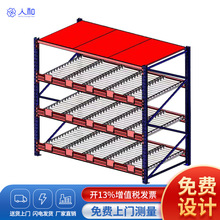 货架重力式滚轮小型重型抽拉式钢结构超强承重辊筒五金工具模具架