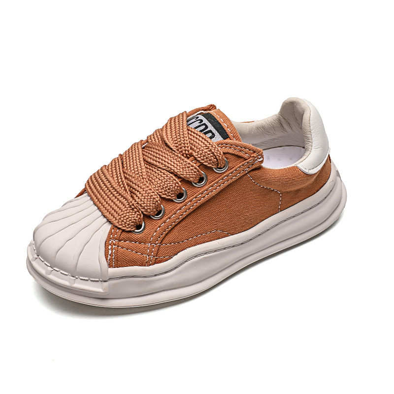Canvas 2023 Spring New Boys' and Girls' Board Children's Casual Small White Shoes_voghion.com