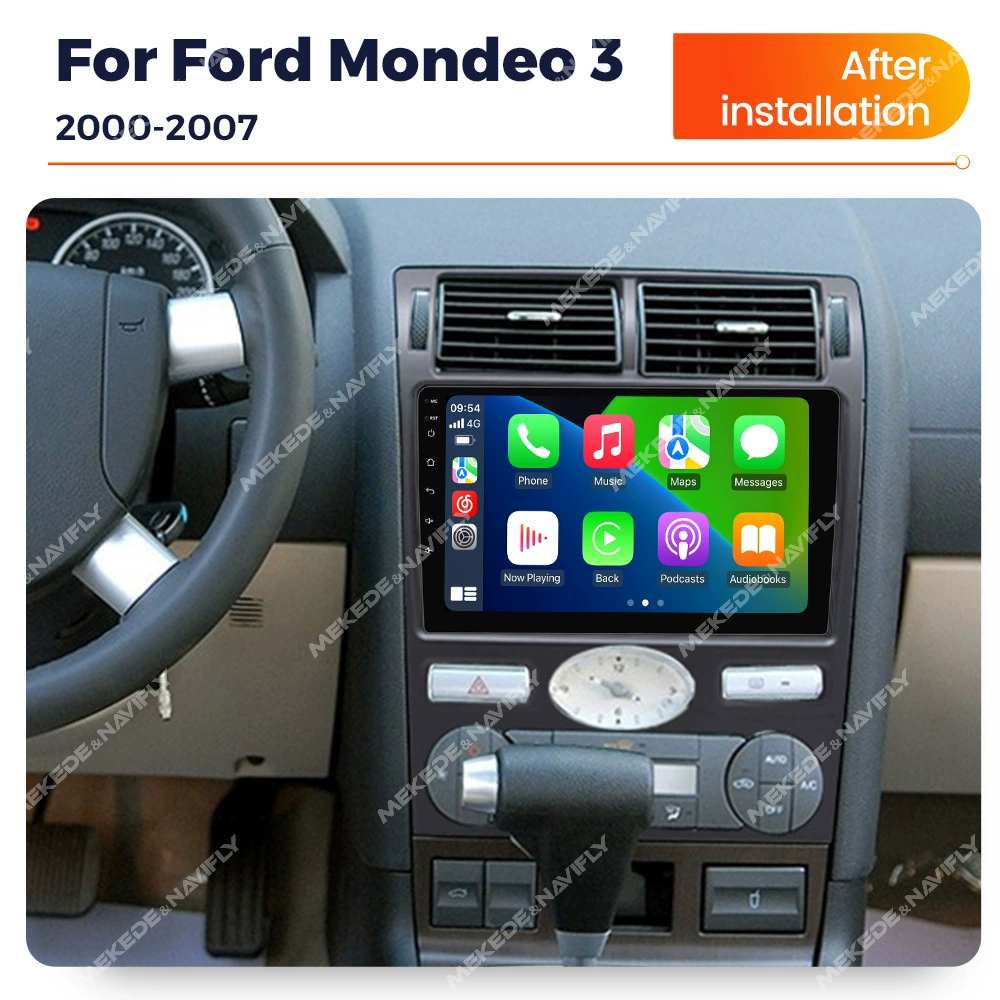 Подходит для Ford Mondeo 3 2000-2007 Android большой экран центральная консоль Bluetooth CarPlay