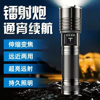 Кросс-бордерный светодиодный фонарь с мощным светом, дисплеем, USB-зарядкой, портативным power bank, долгим сроком службы, оптом для использования на открытом воздухе