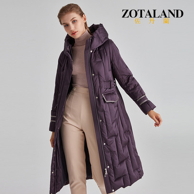 Zodanlan Down Jackets winter new pattern European style Duck Mid length version Down Jackets coat Women's wear wholesale