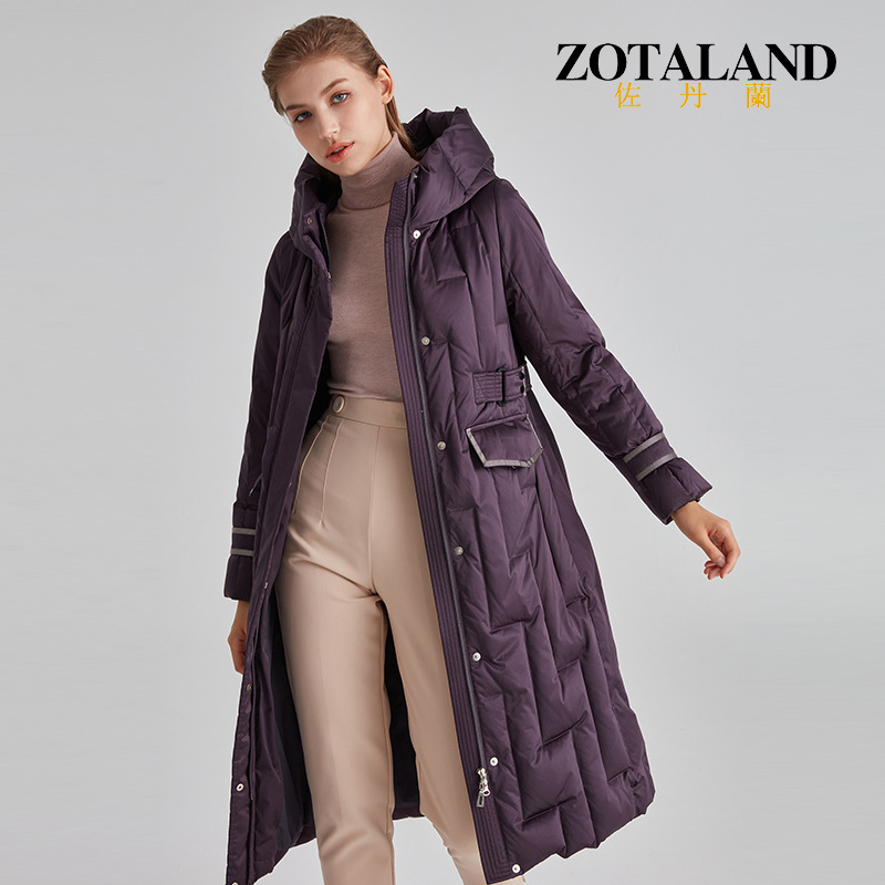 Zodanlan Down Jackets winter new pattern European style Duck Mid length version Down Jackets coat Women's wear wholesale