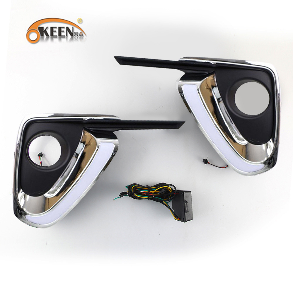 OKEEN for 15-20 Toyota runner fortuner daily light modified car special led turn light
