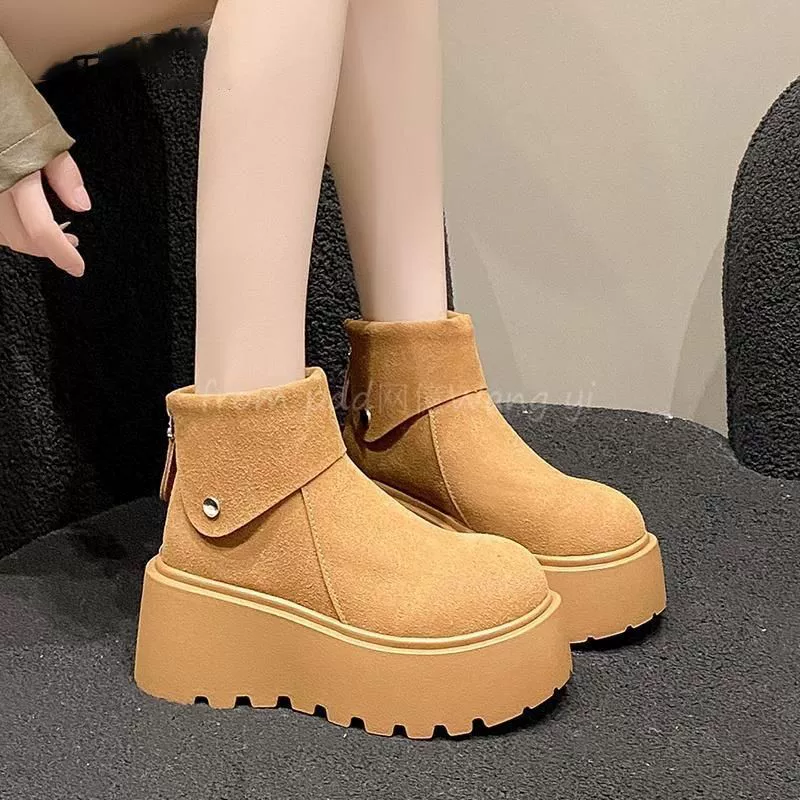 Winter boots platform, keep warm shoes, 2024 years