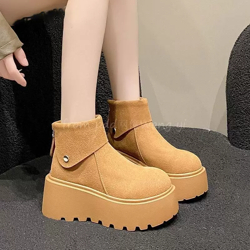 Winter boots platform, keep warm shoes, 2024 years