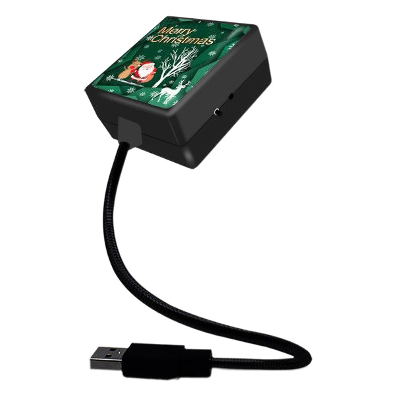 Mini luz de la etapa de Navidad entretenimiento familiar luces decorativas luces de colores de Halloween copo de nieve Cielo Estrellado USB proyección atmósfera luces