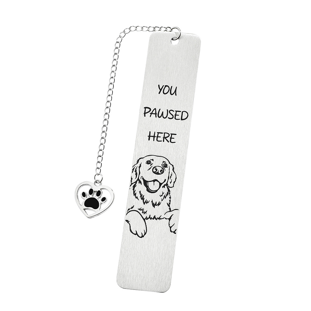 Amazon venta caliente interesante gatito perro marcadores adorables diseño de contraste de color blanco y negro marcadores de acero inoxidable fabricantes al por mayor