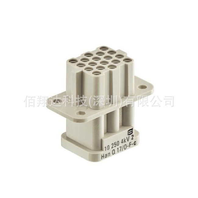 09120173101原装德国 HARTING HAN Q17/0-F-C 17芯母头连接器