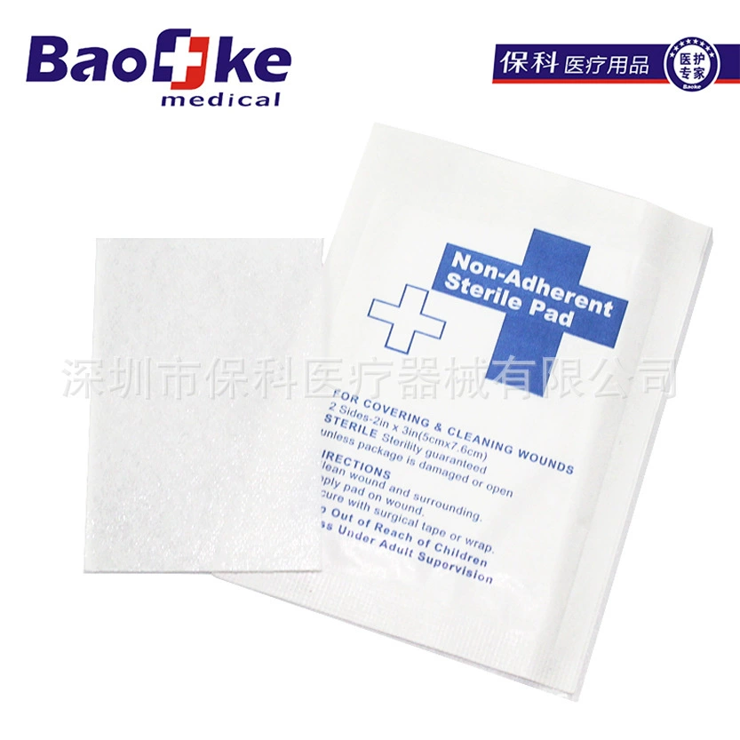 Медицинская аварийная кровососная прокладка не прилипает к ране гемостаз и дезинфекция Одноразовая прокладка для ухода 5*7,6 см английский