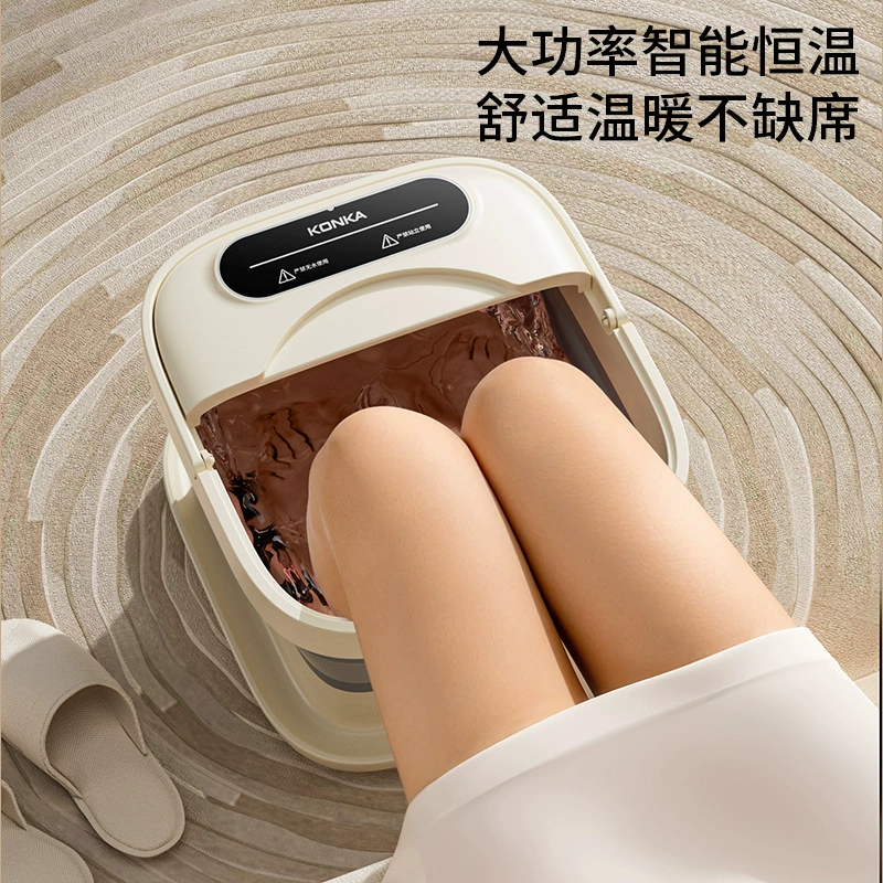 Konka, white automatic tub, massager for home use, fully automatic, keeps constant temperature