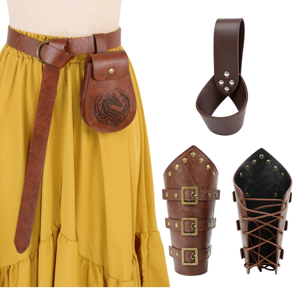 Brown four-piece set (384g)