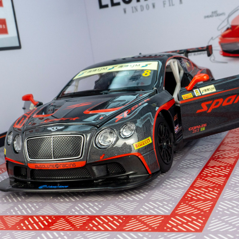 Cai Po 68267 Simulation Binleo Road GT3 Aobo Edition Alloy Rally Car Model Car Ornaments Collection Male