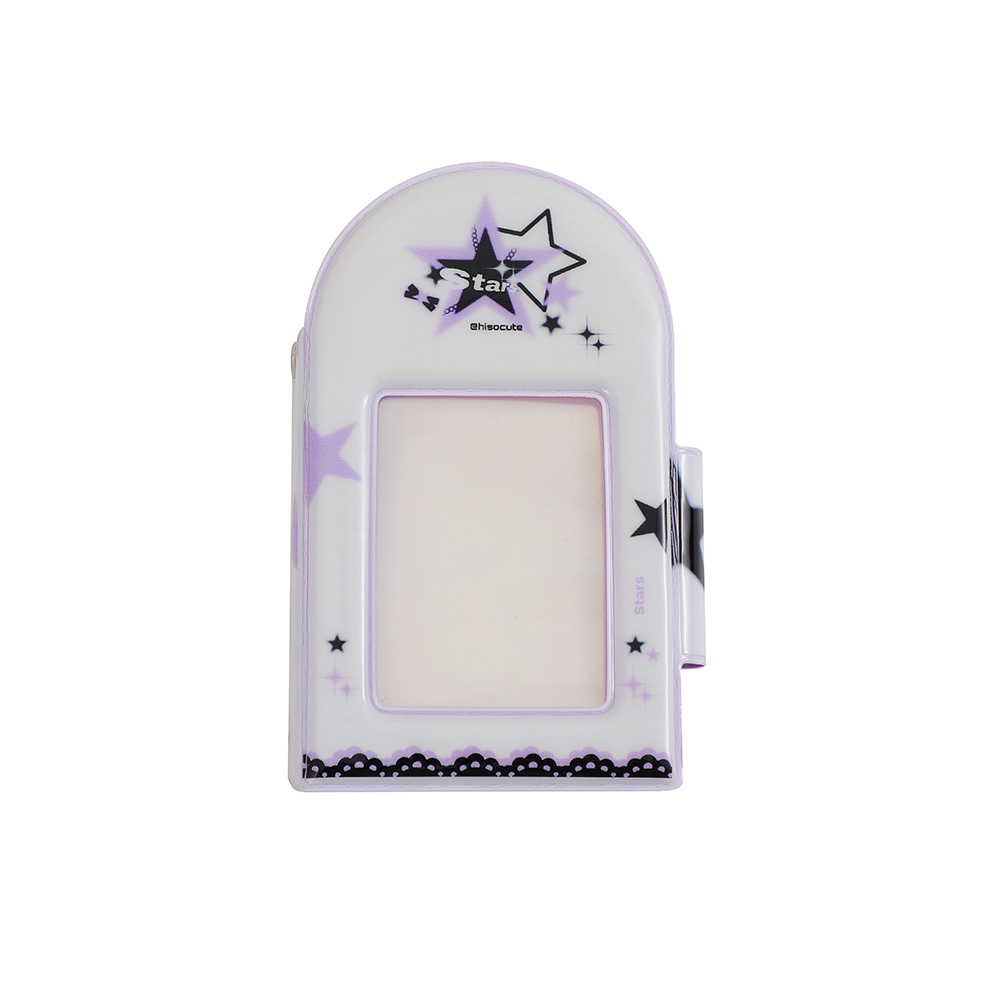 Chica de nicho casera estilo coreano álbum de 3 pulgadas estudiante de 3 pulgadas persiguiendo estrellas libro de tarjetas pequeñas álbum de fotos Polaroid